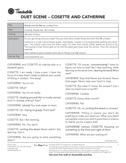 DUET SCENE &ndash; COSETTE AND CATHERINE FROM