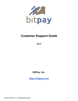 Customer Support Guide