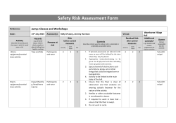 Risk Assessment