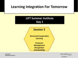 PRESENTATION Boundless Learning