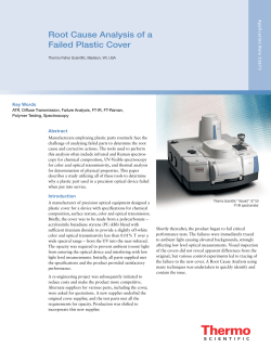 Root Cause Analysis of a Failed Plastic Cover