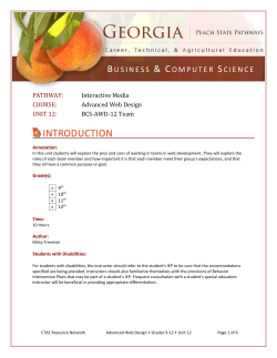 Unit 12 Team - CTAE Resource Network