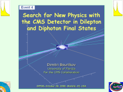 Search for New Physics with the CMS Detector in Dilepton and