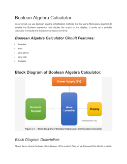 Boolean Algebra Calculator