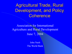 Agriculture is Important for Developing Countries