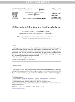 article in press - Dipartimento di Informatica e Sistemistica