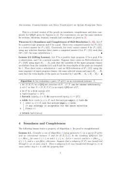 4 Soundness and Completeness