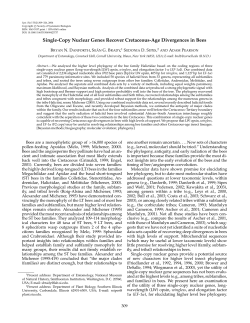 Single-Copy Nuclear Genes Recover Cretaceous