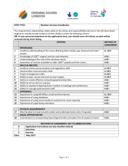 post title - Opening Doors London