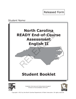 english ii released form