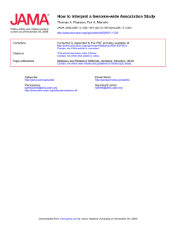 How to Interpret a Genome-wide Association Study