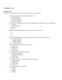 Chemistry Test