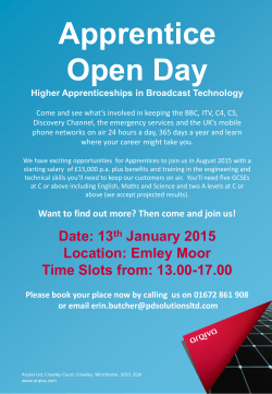 Arqiva Open Day Poster- Emley Moor