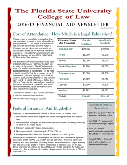 Cost of Attendance: How Much is a Legal