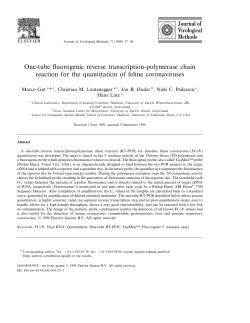 One-tube fluorogenic reverse transcription