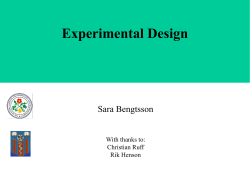 The General Linear Model and Statistical Parametric Mapping