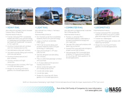 Railway Products Line Card