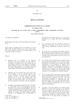 Commission Regulation (EU) No 101/2013