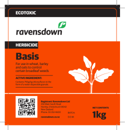 Basis Product Label