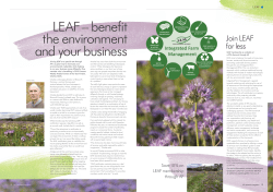 LEAF - Brixworth Farming