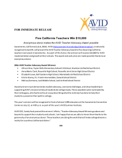 Five California Teachers Win $10000