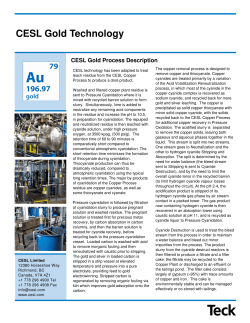 CESL Gold Process