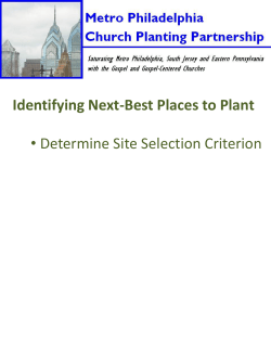 Identifying Next-Best Places to Plant