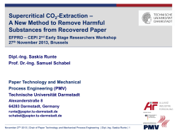 Supercritical CO -Extraction &ndash; A New Method to Remove Harmful