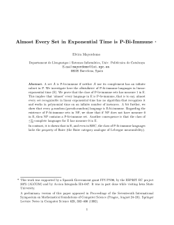 Almost Every Set in Exponential Time is P-Bi