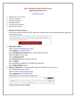 Give Teaching a Boost with Canvas