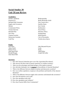Soc 30 -1 Unit 2 Review