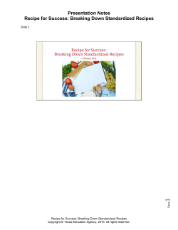 presentation-notes-recipe-for-success-breaking-down