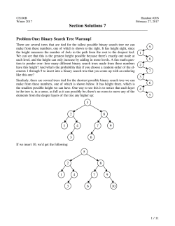 Section Solutions 7
