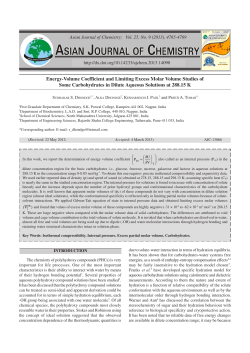 Energy-Volume Coefficient and Limiting Excess Molar Volume