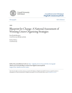 A National Assessment of Winning Union Organizing Strategies