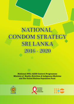 national condom strategy sri lanka national