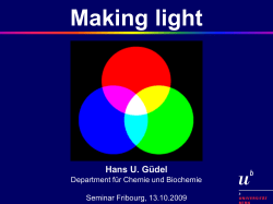 Light sources - Hans U. G&uuml;del`s