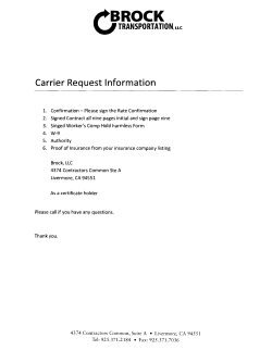 Carrier Request Information