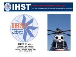 Slide 1 - International Helicopter Safety Team