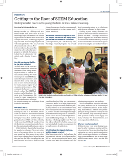 Getting to the Root of STEM Education