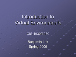 Components of VR