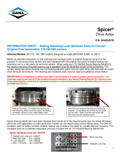 Adding Retaining Lock Hardware Parts to Convert Original First