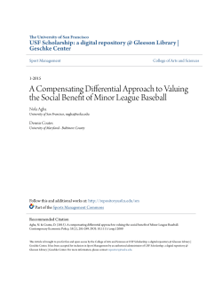 A Compensating Differential Approach to Valuing the Social Benefit