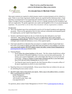 The Cleveland Foundation and its Supporting Organizations