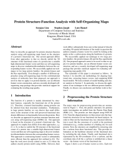 Protein Structure-Function Analysis with Self