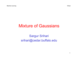 Mixture of Gaussians
