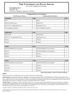 the university of puget sound