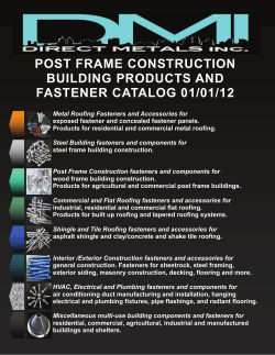 post frame construction building products and
