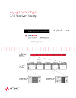 GPS Receiver Testing