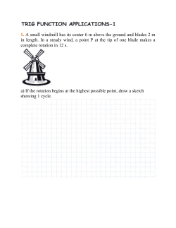 MCR 3U Trig Functions Applications 1